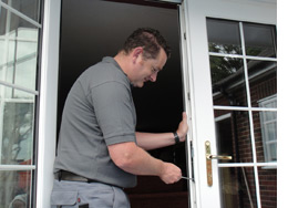 Engineer fitting door locks